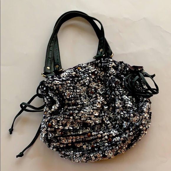 Anthropologie Handbags - NWOT Anthropologie Jasper & Jeera Sequin Handbag